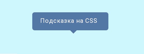 Всплывающие подсказки CSS